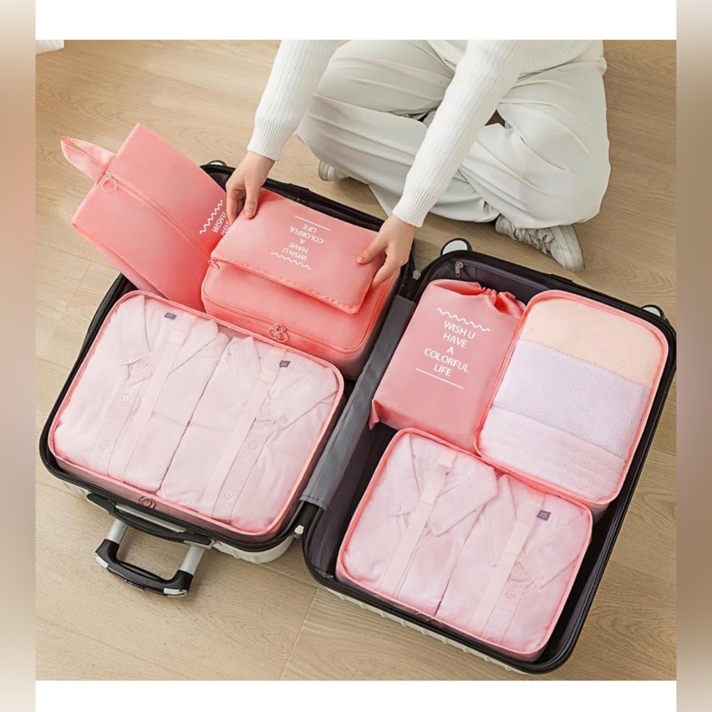 Travel Packing Cubes 7 Set - Picture 2 of 13